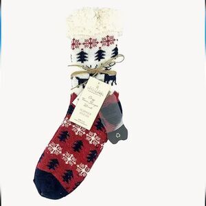 NWT Quagga Faux Sherpa Slippers Sustainable Green Label